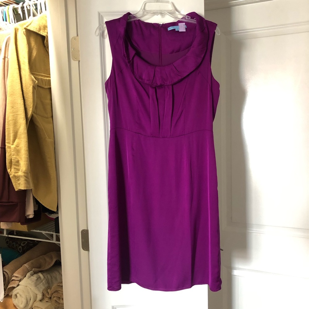 🔹2 for $40🔹Purple scoop neck silk dress